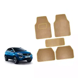 Auto Pearl CMBE119 Polyester Standard Mat for Tata Nexon (Beige)-15