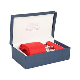 Peter England Men Red Patterned Accessory Gift Set-image-92