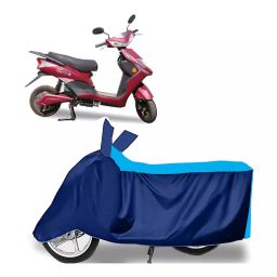 Auto Pearl Two Wheeler Cover for Avon E Lite - Cyan, Blue-image-105