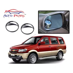 Auto Pearl Manual Exterior Rear View Mirror for Chevrolet Tavera (Pack of 2 Pcs)-42