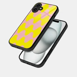 macmerise Geometric Printed iPhone 16 Plus Bumper Case Mobile Accessories-0