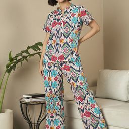 July Women Printed Night suit-image-52