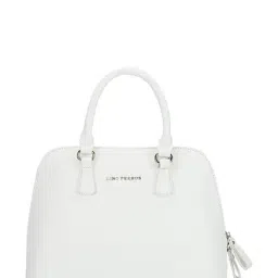Lino Perros White Solid Handbag-picture-20