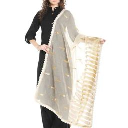 Dupatta Bazaar Beige Dupatta-14