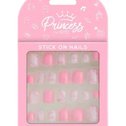 Princess By RENEE Stick On Nails - Pink Marble Nails-15