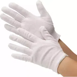 Monotaro L-Large Size White Cotton Gloves without Gusset, 35259752 (Pack of 6 Pair)-image-51