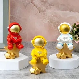 eazy wagon Yellow & Gold Toned Figurine Showpiece-image-8