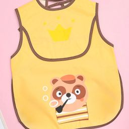 Yellow Bee Kids Yellow Printed Bibs-23