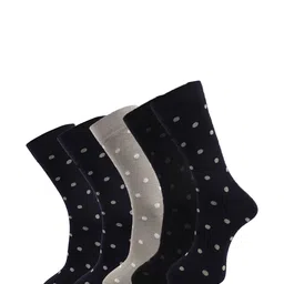 Dollar Socks Pack of 5 Assorted Patterned Cotton Above Ankle Length Socks-image-57