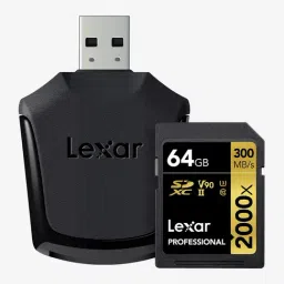 Lexar Professional 2000x LSD64GCRBNA2000R 64GB SDXC UHS-II Memory Card (Black)-31