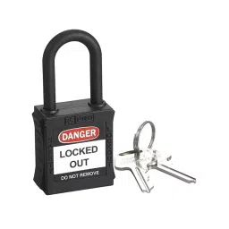 RS PRO Black 1-Lock Nylon Safety Lockout, 6.4 mm Shackle Model No 1963762 (Pack of 6)-image-73