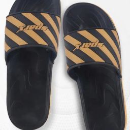 Sparx Men's Black Slides-image-11