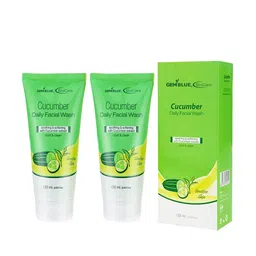 GEMBLUE BioCare Unisex Cucumber Daily Face Wash, 150 ml Each (Combo of 2)-2