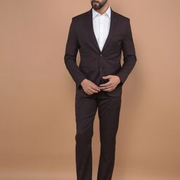 Canary London Men Slim-Fit Single-Breasted Two-Piece Suit-image-10