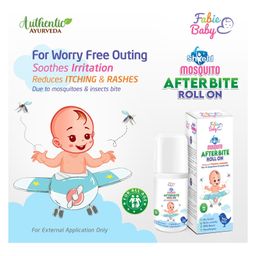 Fabie Baby Natural Shield Mosquito After Bite Roll On 3 Way Protection from Mosquitoes Fleas and Ants - 40 ml Pack of 2-image-35