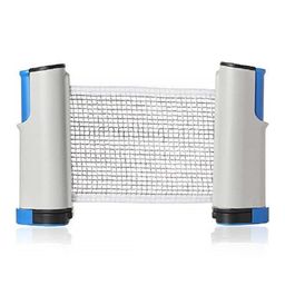 AXG NEW GOAL Portable Table Tennis Adjustable Rectangle Ping Pong Net Clamps to Any Table Table Tennis Net -  White image 5