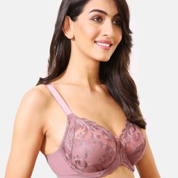 Van Heusen Plush Back No Slip Strap Wired Embroidered Mesh Bra ILIBRAGASWW4433004 image 2