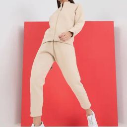 Sweet Dreams Grey Regular Fit Solid Tracksuit-image-42
