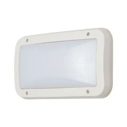 FOS LIGHTING 18W Warm White led Outdoor Rounded Rectangular Bulkhead Light image 3