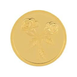 PC Jeweller Floral 22k (916) 1gm Gold Coin-image-8