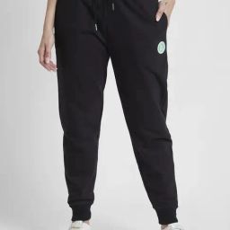 Spykar Black Relaxed Fit Joggers-40