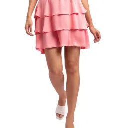 KENDALL + KYLIE Pink A-Line Skirt-picture-23