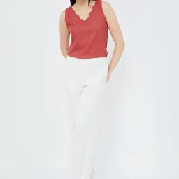 Code by Lifestyle Rust Regular Fit Top image 5