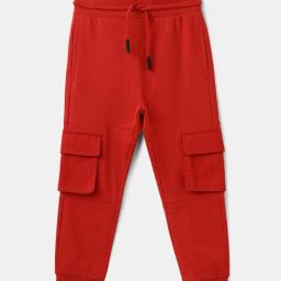 United Colors of Benetton Kids Red Cotton Regular Fit Trackpants-picture-31