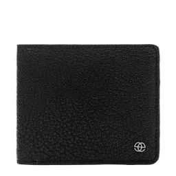 Eske Black Textured Bi-Fold Wallet for Men-1