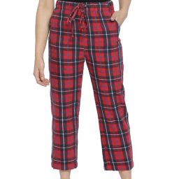 Oxolloxo Red Cotton Chequered Pyjama-picture-31