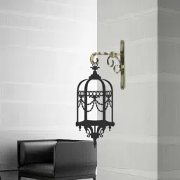 eCraftIndia Gold & Brown Metal Contemporary Wall Hanger - Set of 1-32