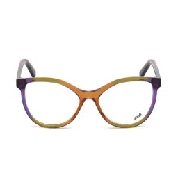 WEB EYEWEAR Purple Full Rim Cat Eye Frame Designed in Italy-30