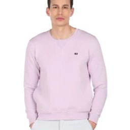 Arrow Sport Lavender Cotton Regular Fit SweatShirt-picture-43