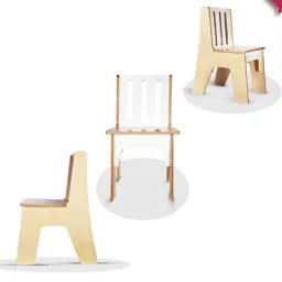 Kiddery Natural Wooden Montessori Inspired Chair (Age 3-8 Years)-image-80