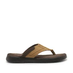 Woodland Men's Camel Thong Sandals-image-70