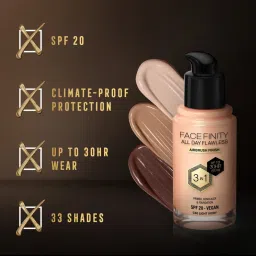 Max Factor Face Finity All Day Flawless 3 In 1 Foundation SPF 20 C40 Light Ivory - 30 ml image 5