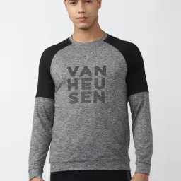 Van Heusen Flex Grey Regular Fit Printed Sweatshirt-picture-12
