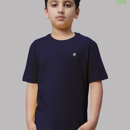 Friskers Boys Navy Blue 2 Pockets T-shirt-image-42