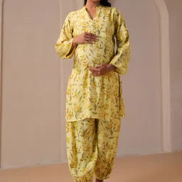 anayna Women Floral Printed Regular Kurta with Dhoti Pants-52