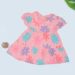 Pantaloons Baby Girls Rosa Shadow Floral Print Dress-picture-47