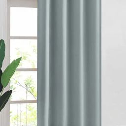 Urban Space Ele Grey Cotton Black Out Long Door Curtain - Set of 2-image-12