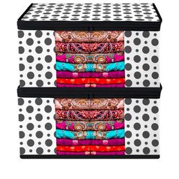 AMAK INC Black Fabric Multi-Utility Wardrobe Organisers-picture-24
