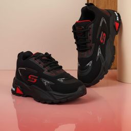 Crazyly Boys Mesh Running Shoes-picture-24