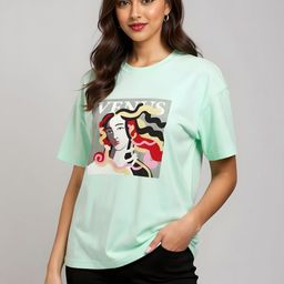 glitchez Oversized Printed Drop-Shoulder Sleeves T-shirt-image-36