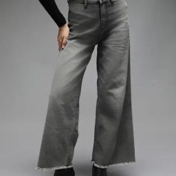 High Star Black Cotton Straight Fit High Rise Jeans-image-97