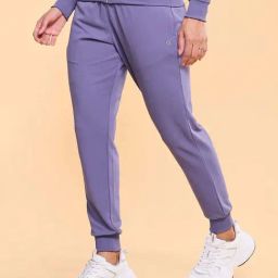 Enamor Purple Haze Mid Rise Joggers-image-5