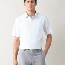 Arrow Green Regular Fit Checks Shirt-image-81
