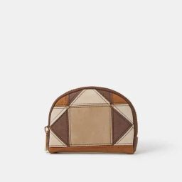 Accessorize London Brown Geometric Coin Purse-picture-9