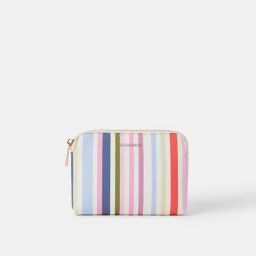 Accessorize London Multicolor Striped Coin Purse-picture-7