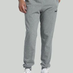 Puma Grey Cotton Regular Fit Joggers-picture-30